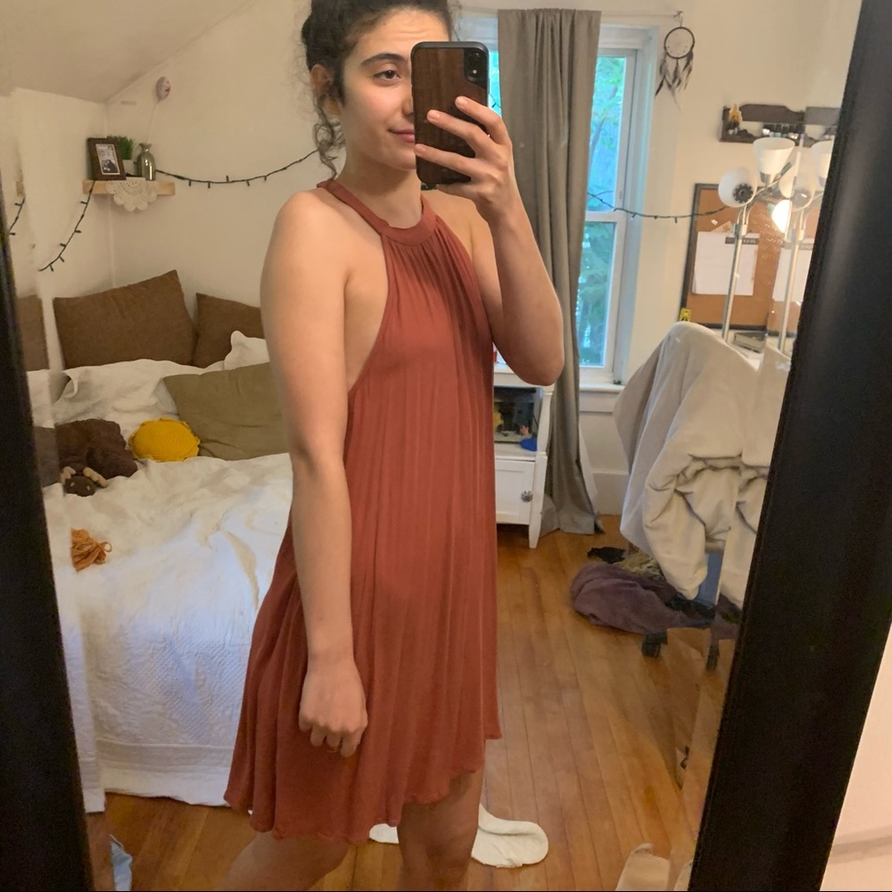 Dark pink sundress